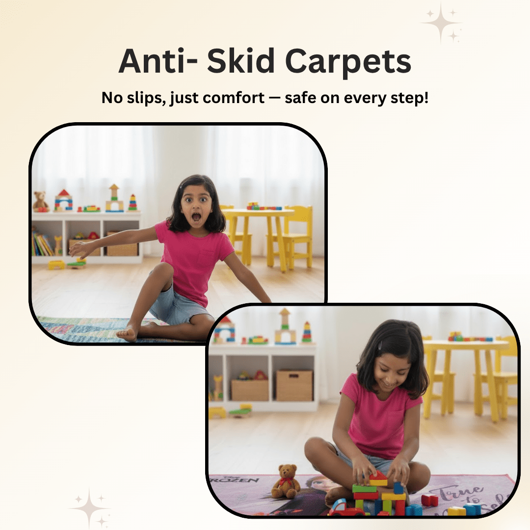 Disney Frozen Themed Kids Runner Carpet(60x140 cm) by Athom Living - Athom Living