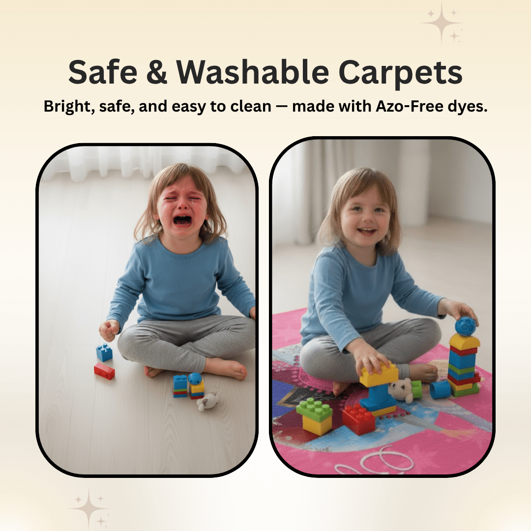 Disney Frozen Themed Runner Carpet for Kids(60x140 cm) by Athom Living - Athom Living