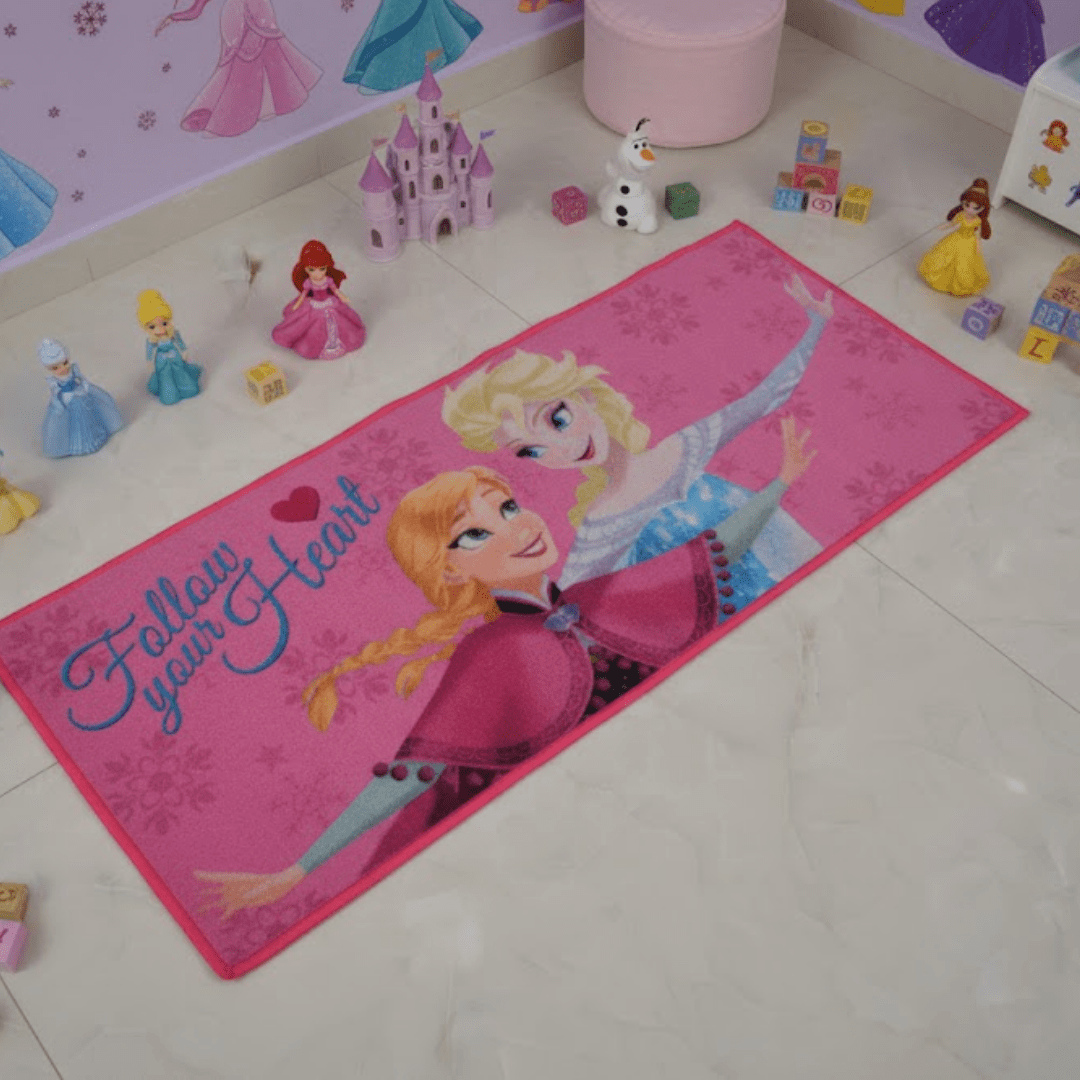 Disney Frozen Themed Runner Carpet for Kids(60x140 cm) by Athom Living - Athom Living
