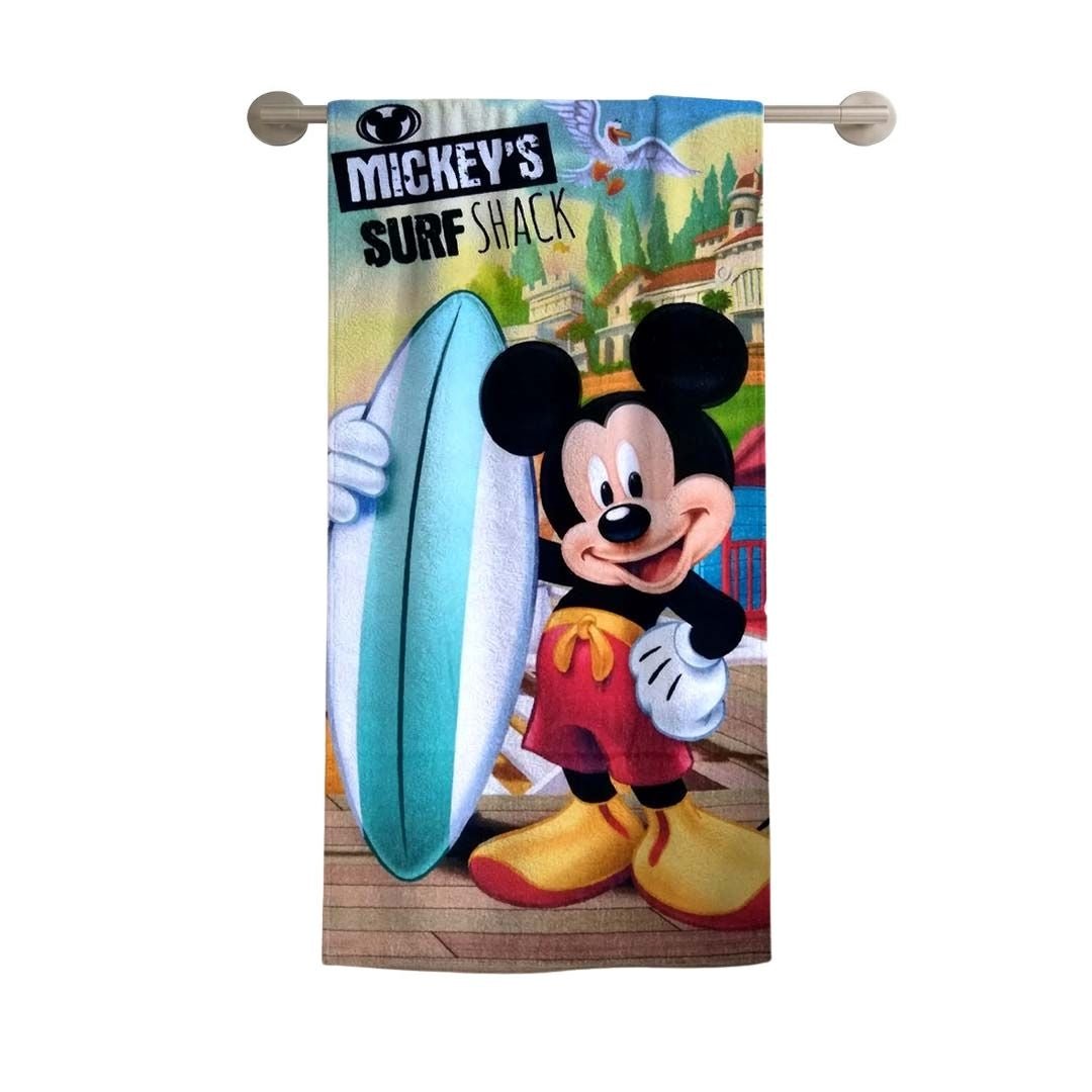 Disney Mickey Mouse Kids Cotton Bath Towel – Soft & Absorbent by Athom Living - Athom Living