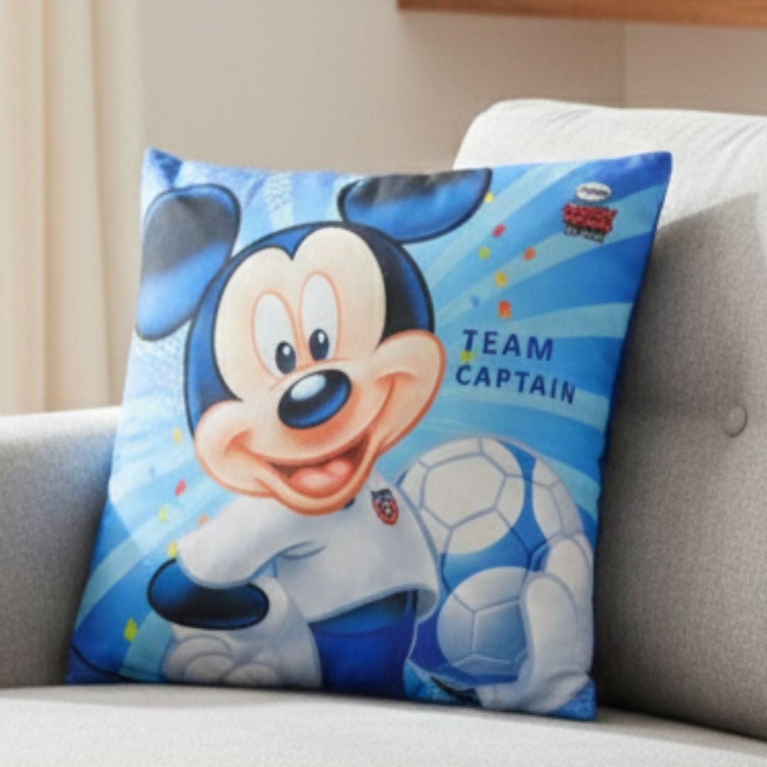 Disney Mickey Mouse Kids Filled Cushion by Athom Living - Athom Living