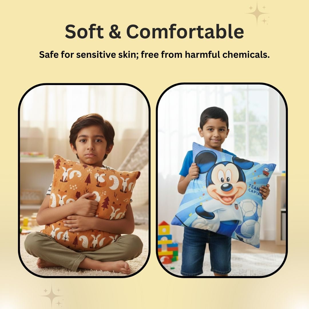 Disney Mickey Mouse Kids Filled Cushion by Athom Living - Athom Living
