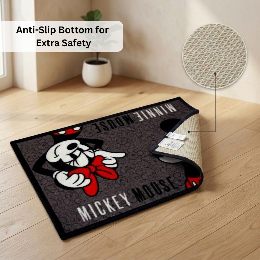 Disney "Mickey Mouse & Minnie Mouse" Anti - Slip Kids Bathmat by Athom Living - Athom Living