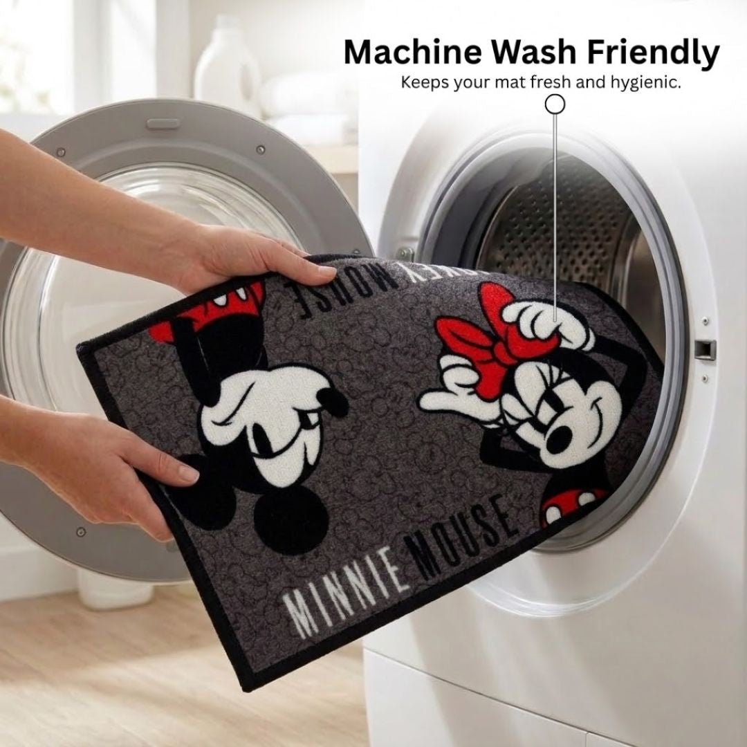 Disney "Mickey Mouse & Minnie Mouse" Anti - Slip Kids Bathmat by Athom Living - Athom Living