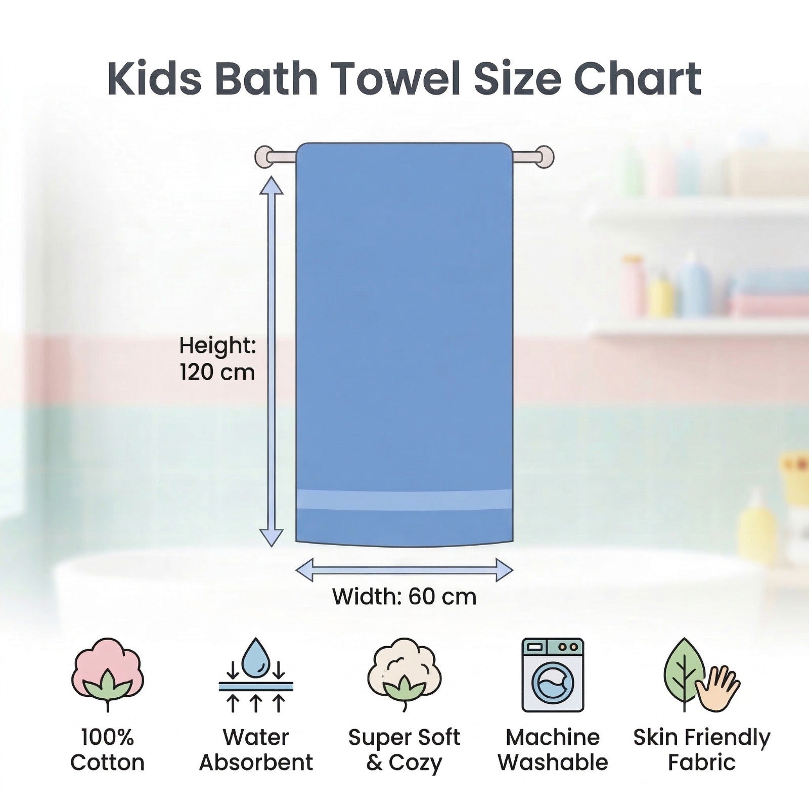 Disney Mickey Mouse Red Kids Cotton Bath Towel – Soft & Cozy by Athom Living - Athom Living