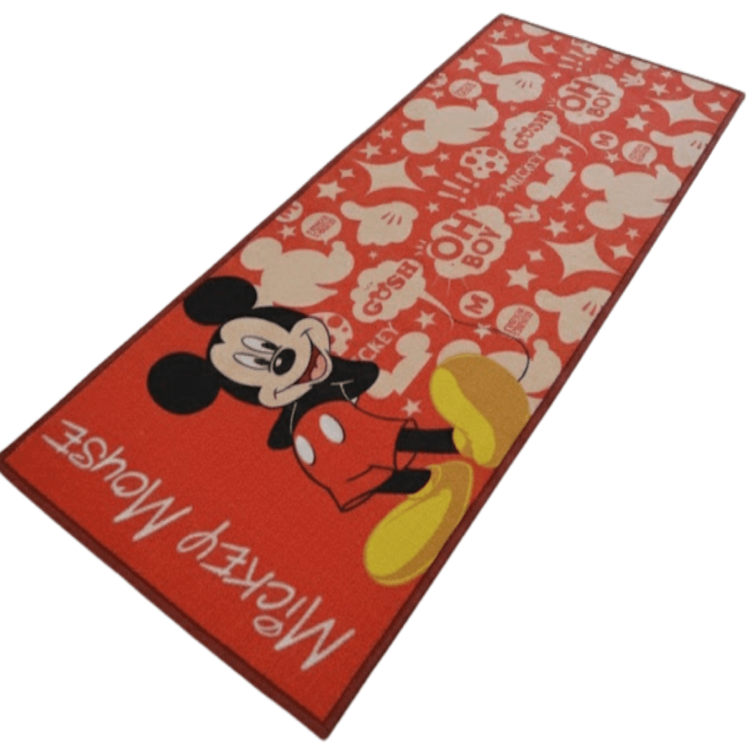 Disney Mickey Mouse Themed Kids Runner Carpet(60x140 cm) by Athom Living - Athom Living