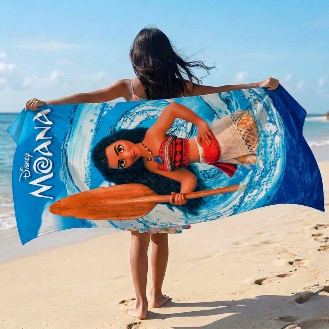Disney Moana Kids Bath Towel – Soft, Absorbent & Fun by Athom Living - Athom Living