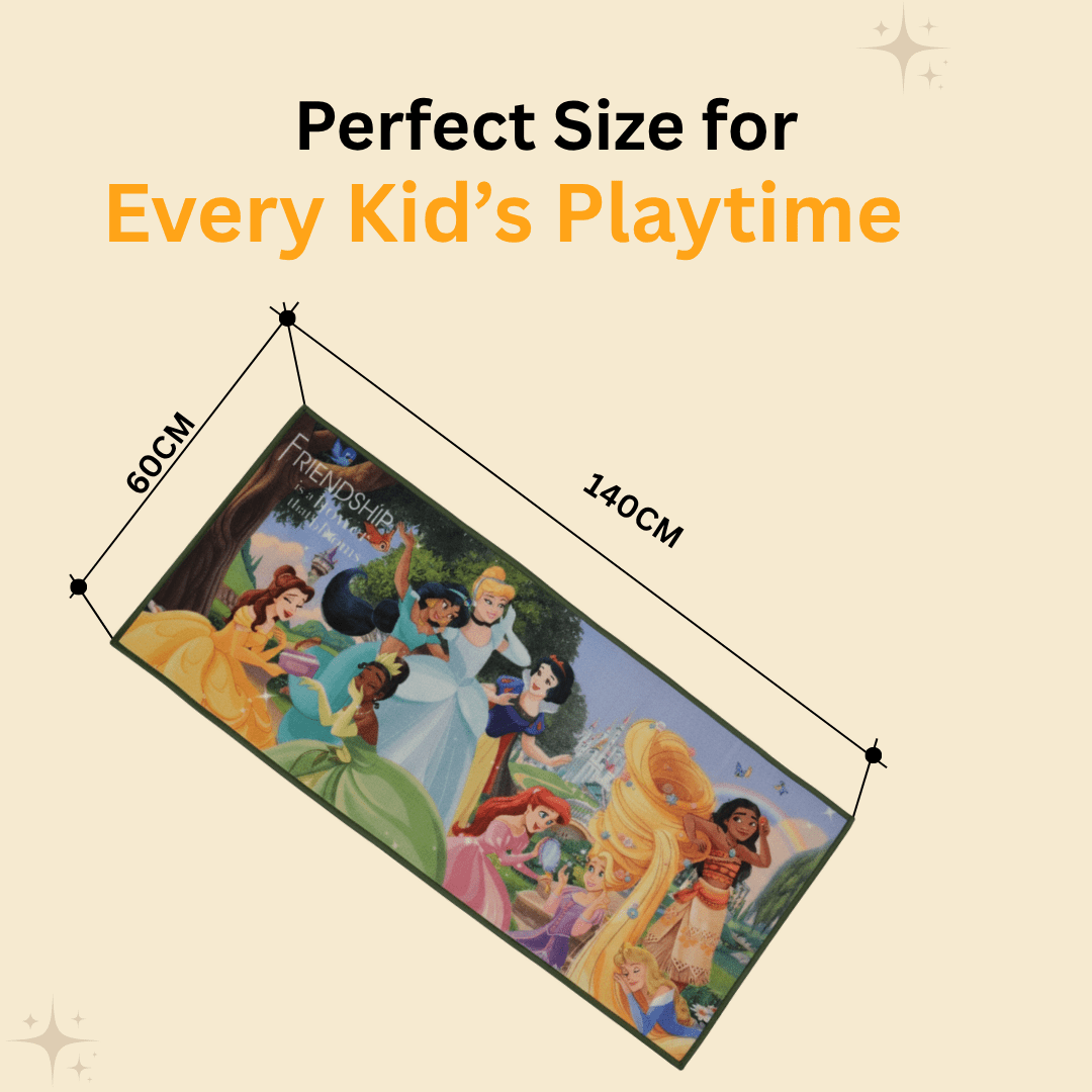 Disney Princess Freinds Themed Kids Runner Carpet(60x140 cm) by Athom Living - Athom Living