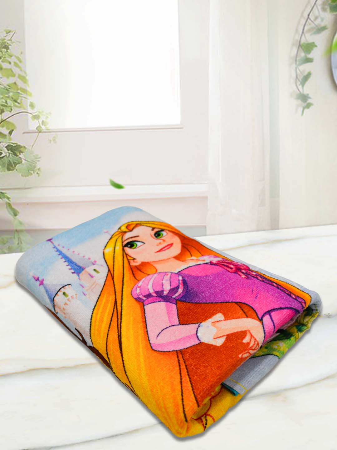Disney Princess Kids Bath Towel - Soft & Premium Quality by Athom Living - Athom Living