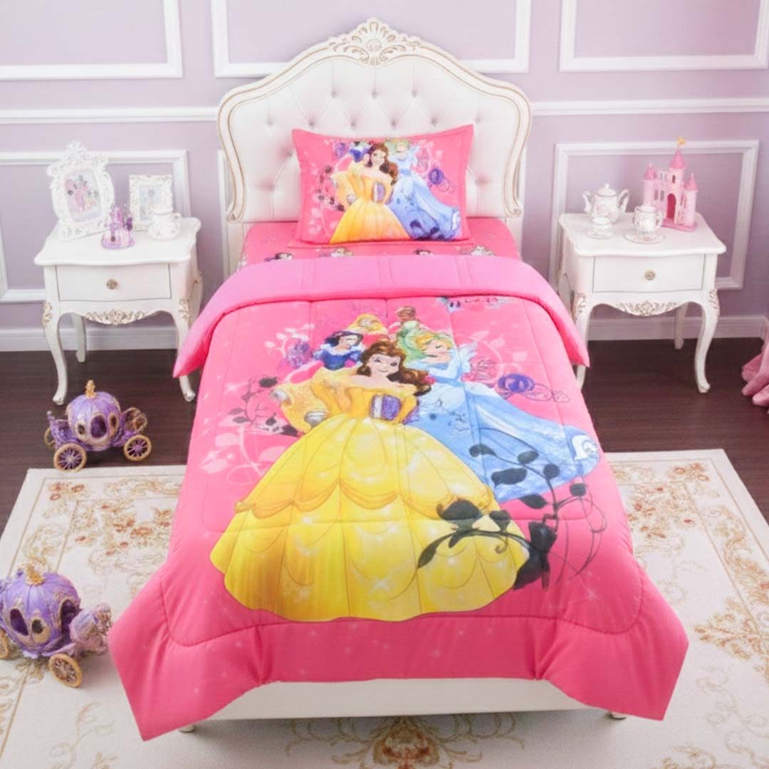 Disney Princess Kids Comforter – Single – "Follow Your Heart" by Athom Living - Athom Living