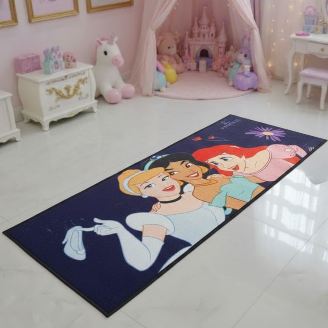 Disney Princess Themed Kids Runner Carpet(60x140 cm) by Athom Living - Athom Living