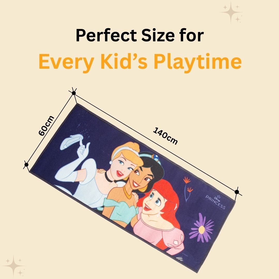 Disney Princess Themed Kids Runner Carpet(60x140 cm) by Athom Living - Athom Living