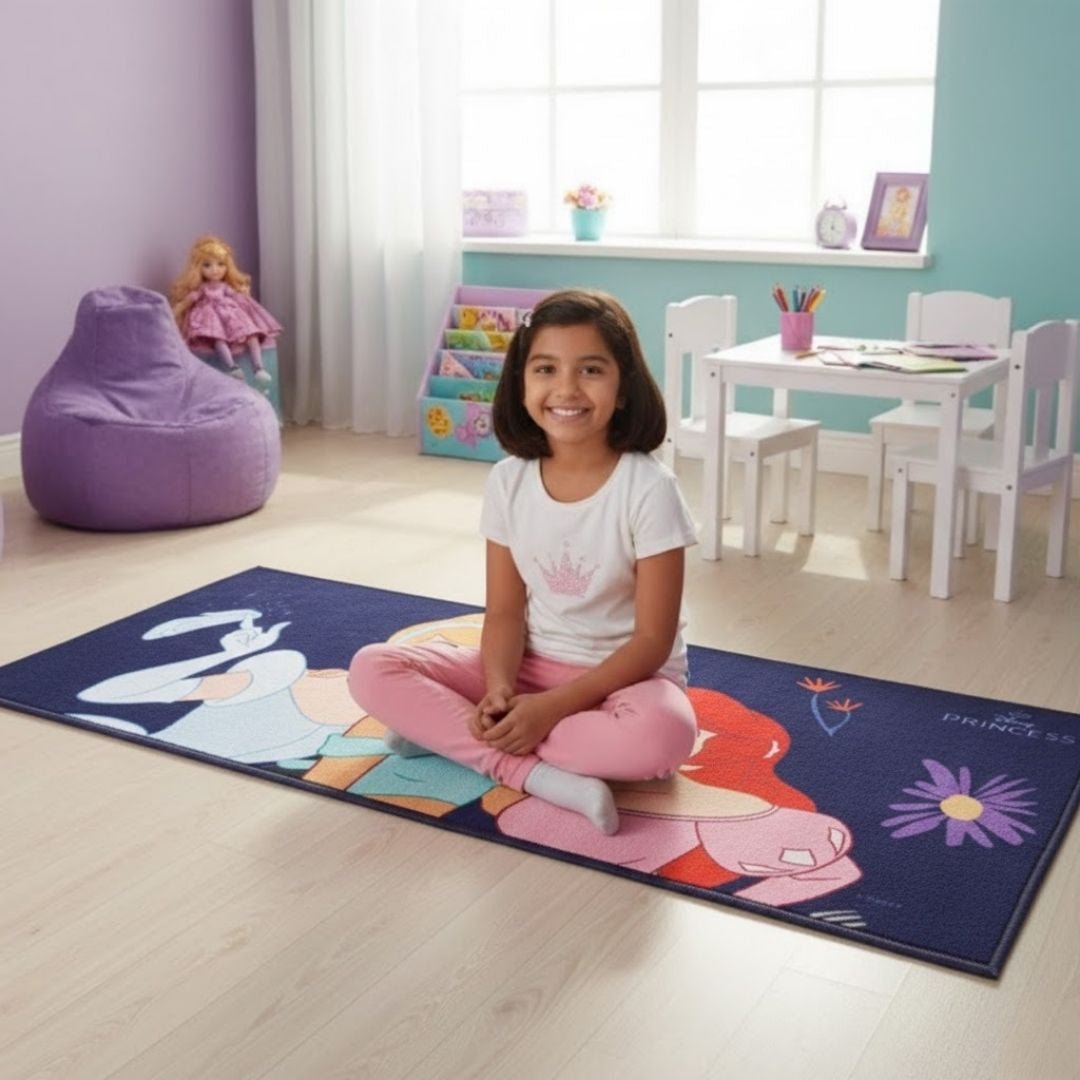 Disney Princess Themed Kids Runner Carpet(60x140 cm) by Athom Living - Athom Living