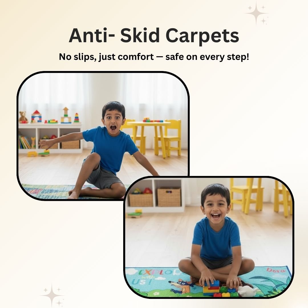 Dora Kids Printed Runner Carpet - Soft, Anti - Skid & Durable by Athom Living - Athom Living