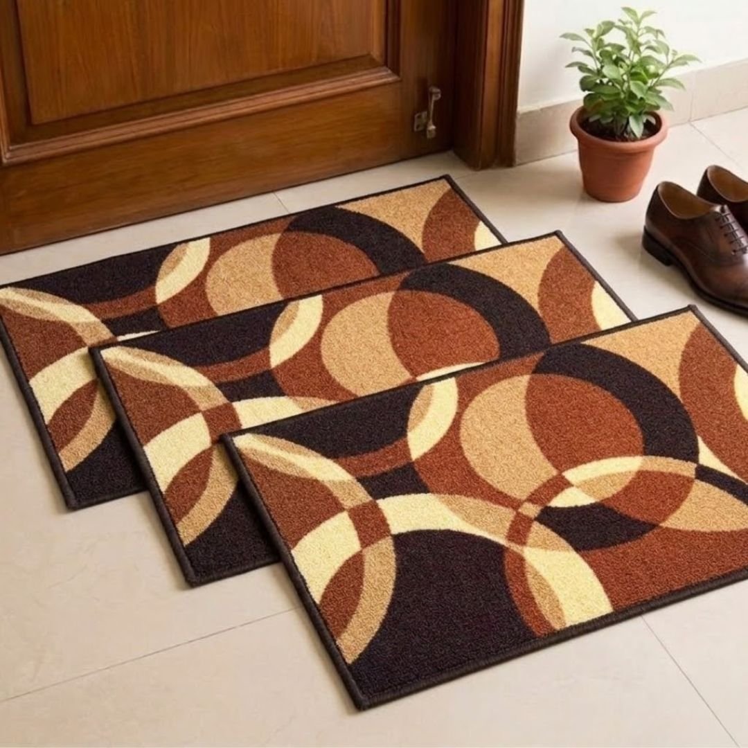Eazy Home Premium Beige Anti - Skid Door Mat by Athom Living - Athom Living