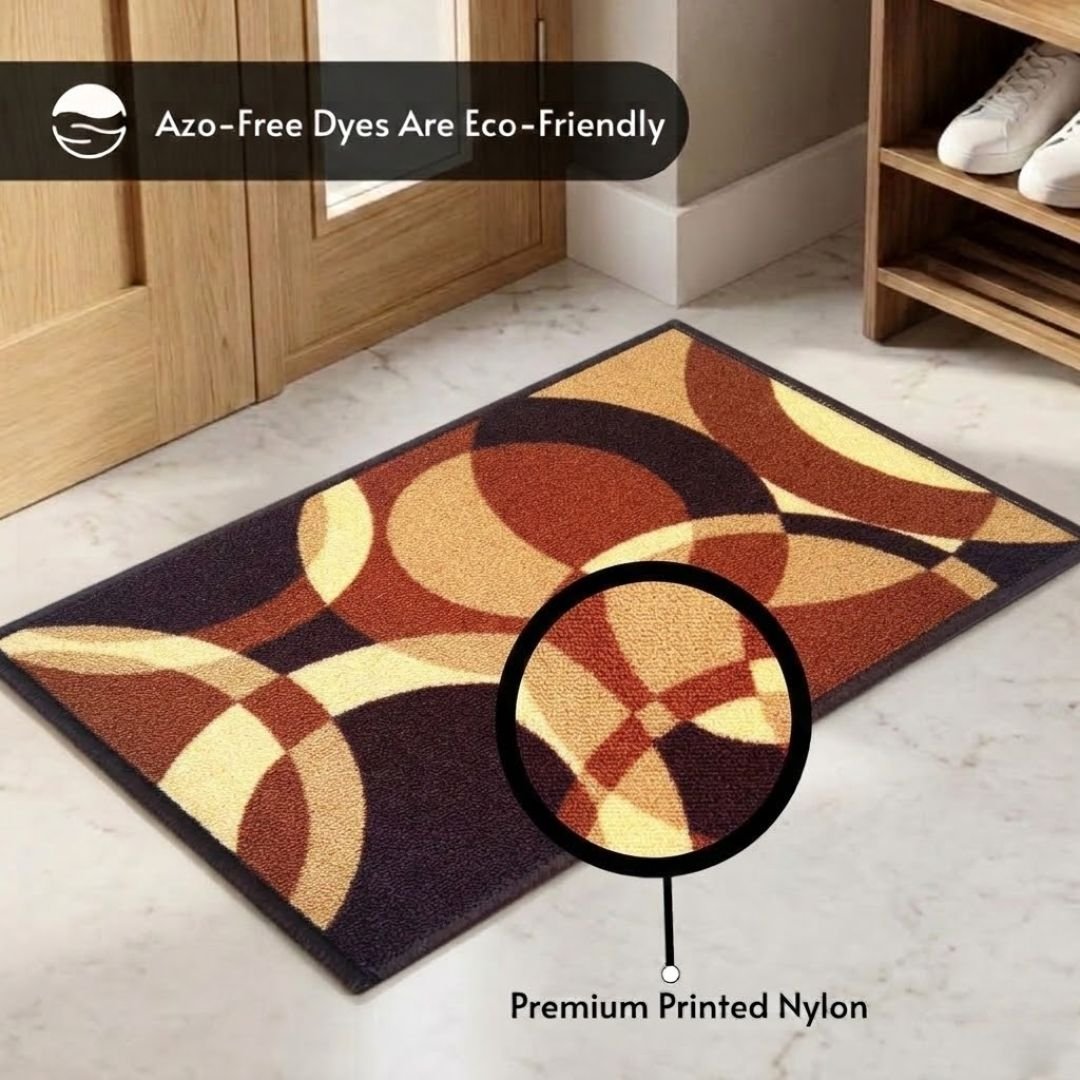 Eazy Home Premium Beige Anti - Skid Door Mat by Athom Living - Athom Living