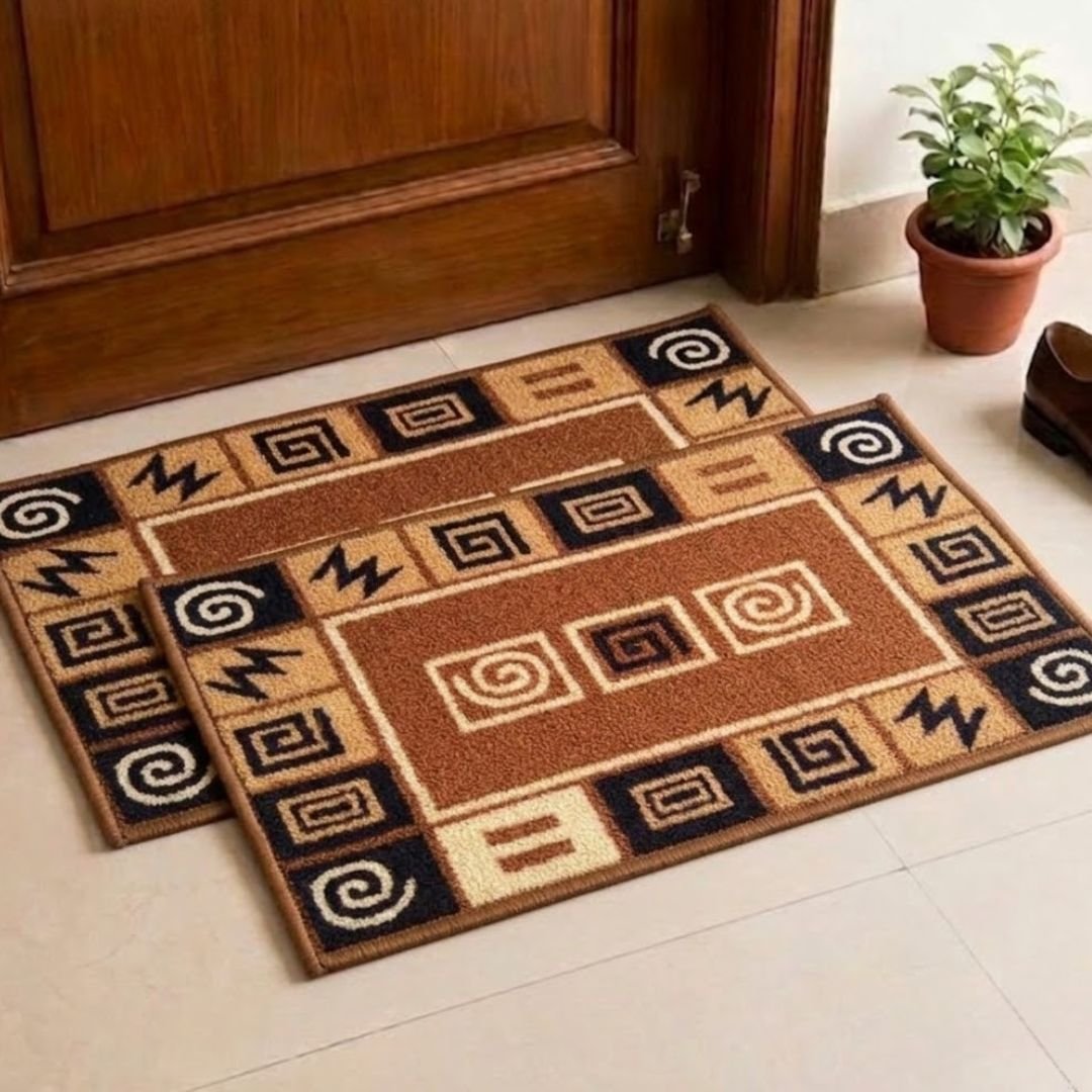 Eazy Home Premium Beige Anti Skid Doormat by Athom Living - Athom Living