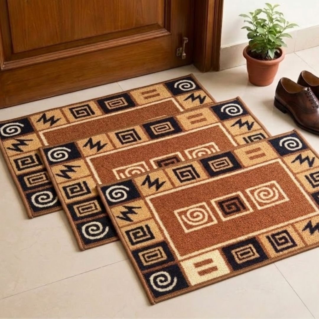 Eazy Home Premium Beige Anti Skid Doormat by Athom Living - Athom Living