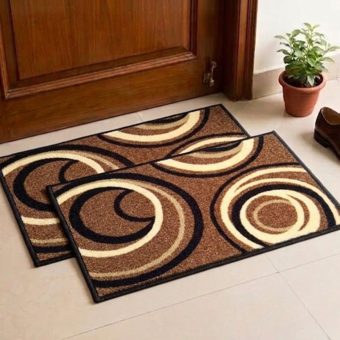 Eazy Home Premium Beige Anti - Slip Door Mat by Athom Living - Athom Living