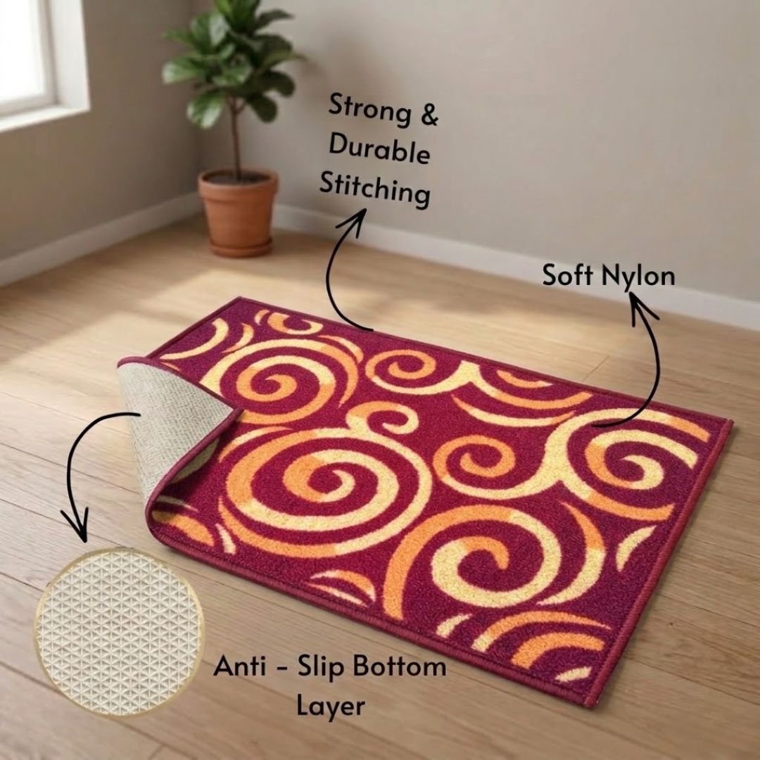 Eazy Home Premium Beige Anti Slip Doormat by Athom Living - Athom Living