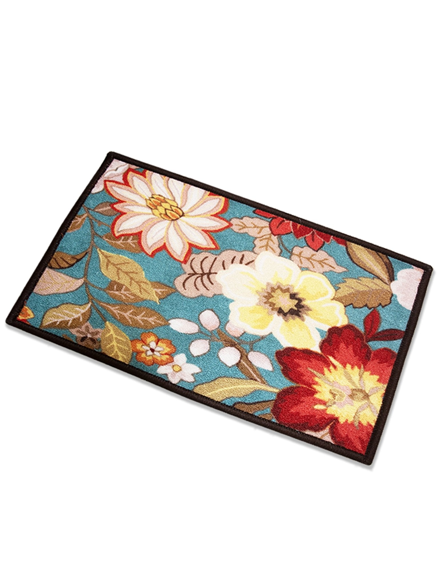 Floral Premium Anti - Slip Printed Door Mat by Athom Living - Athom Living
