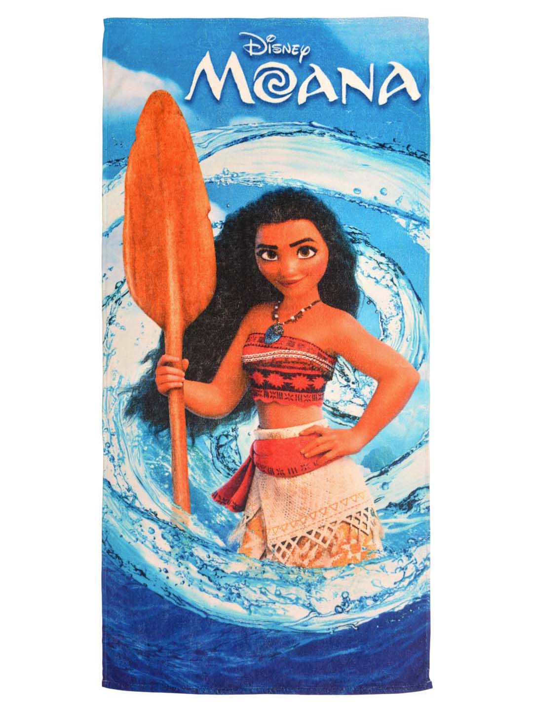 Frozen Sisters & Moana Kids Bath Towel Combo - Pack of 2 by Athom Living - Athom Living