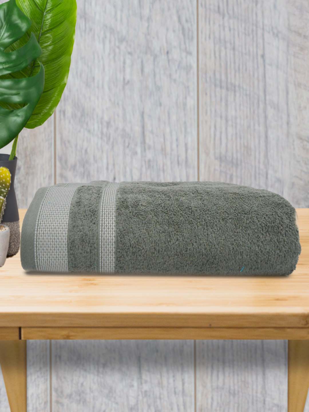 Grey Premium 500GSM Cotton Bath Towel by Athom Living - Athom Living