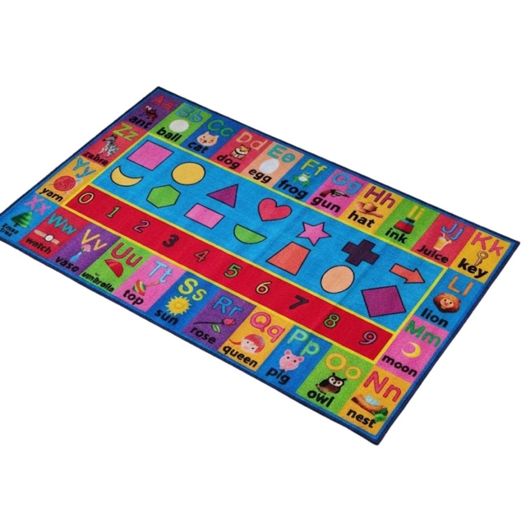Kids Alphabetic Anti Slip Runner Carpet - Safe & Fun Play by Athom Living - Athom Living
