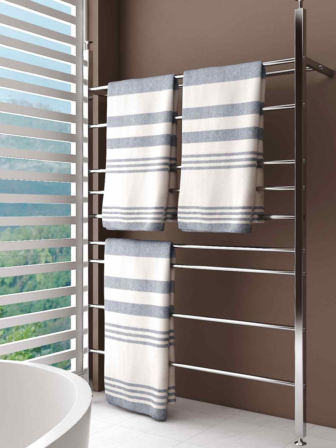 Light Beige Xtra Large Premium Cotton Bath Towel (Pack of 3) by Athom Living - Athom Living