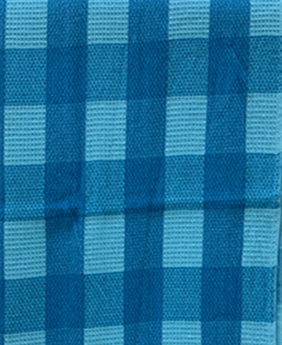 Light Blue & Dark Blue Light weight Premium Cotton Bath Towel (Pack of 2) by Athom Living - Athom Living