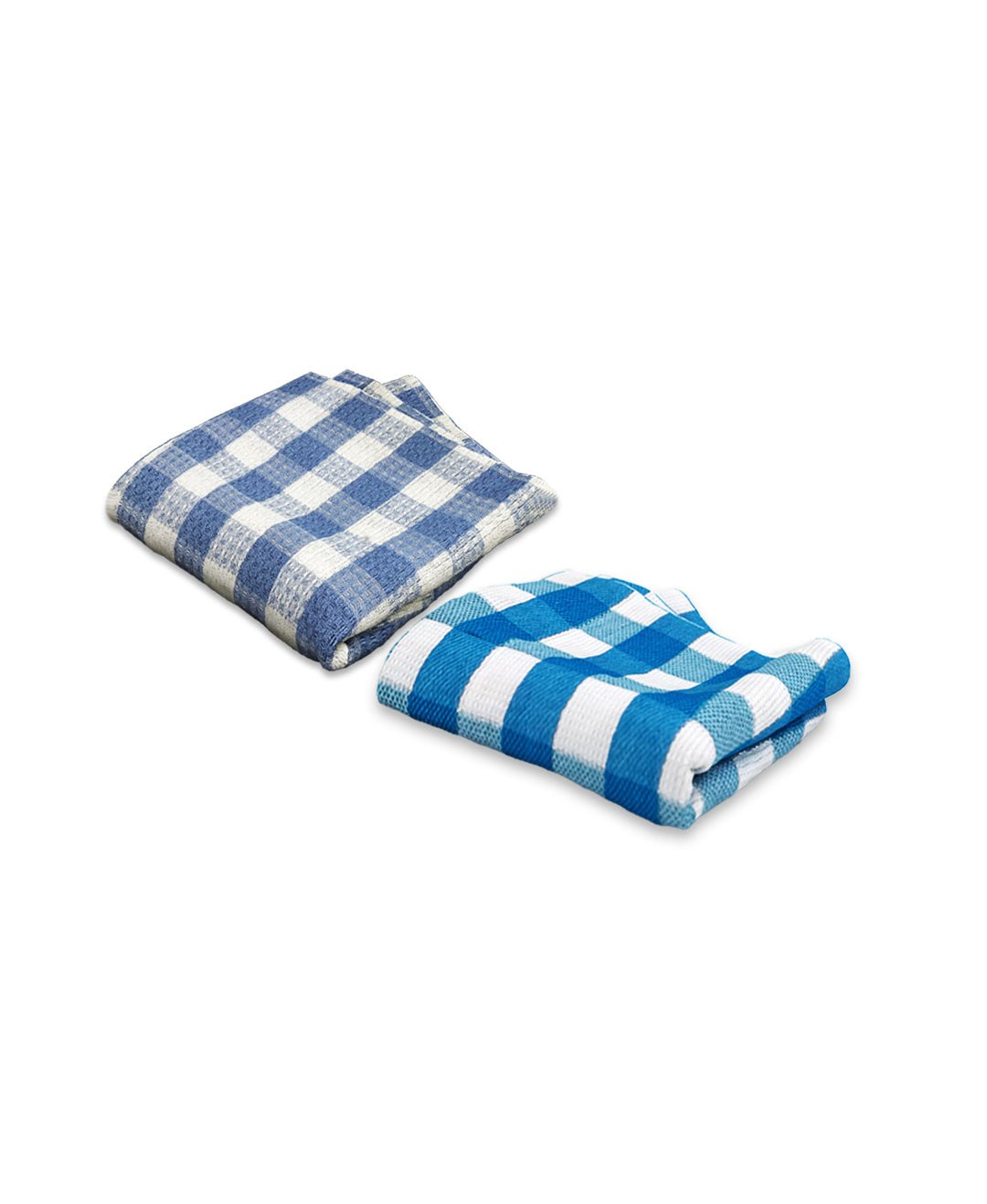 Light Blue & Purple Light weight Premium Cotton Bath Towel (Pack of 2) by Athom Living - Athom Living
