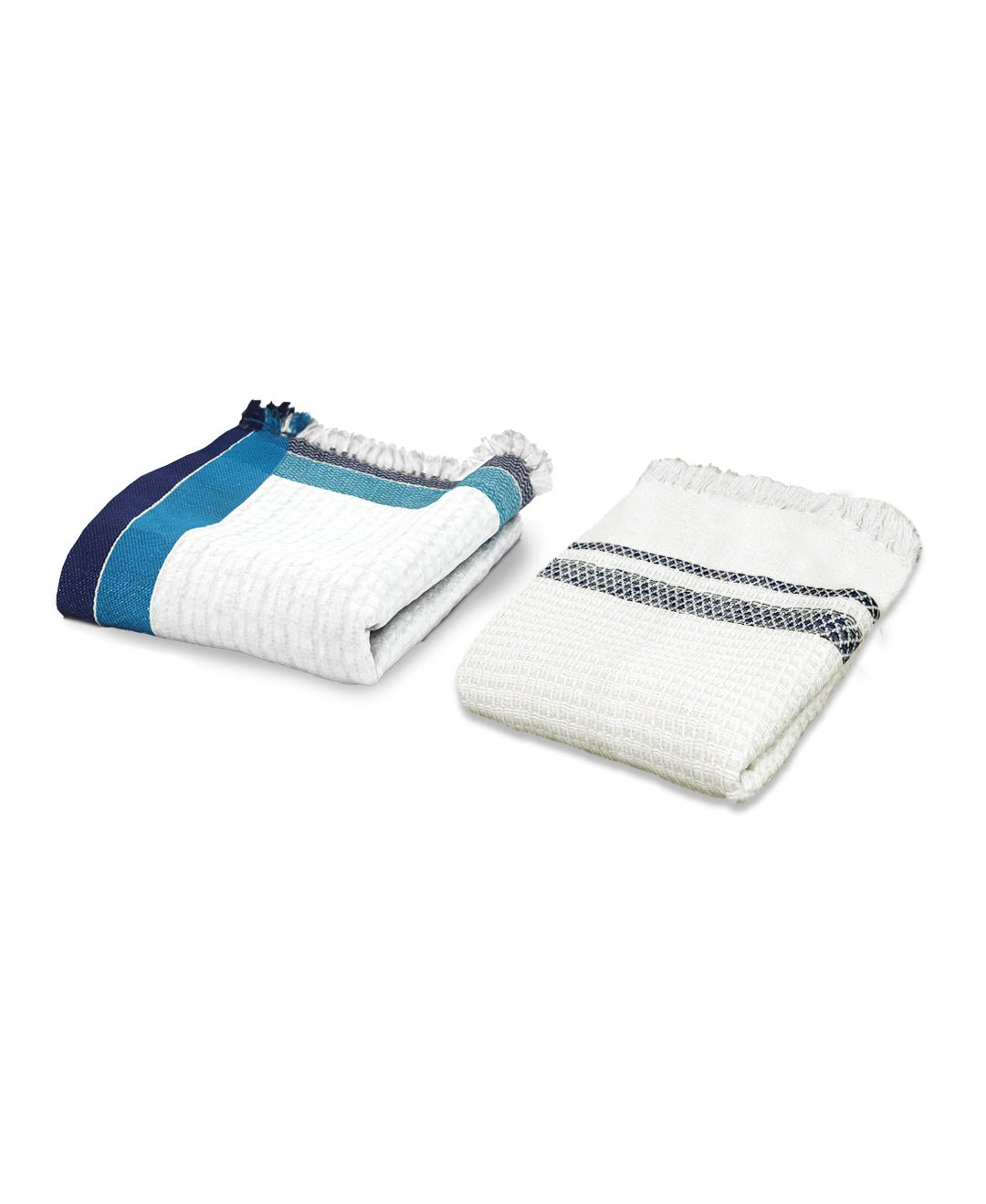 Light Weight Premium Cotton White Bath Towel (Pack of 2 ) by Athom Living - Athom Living