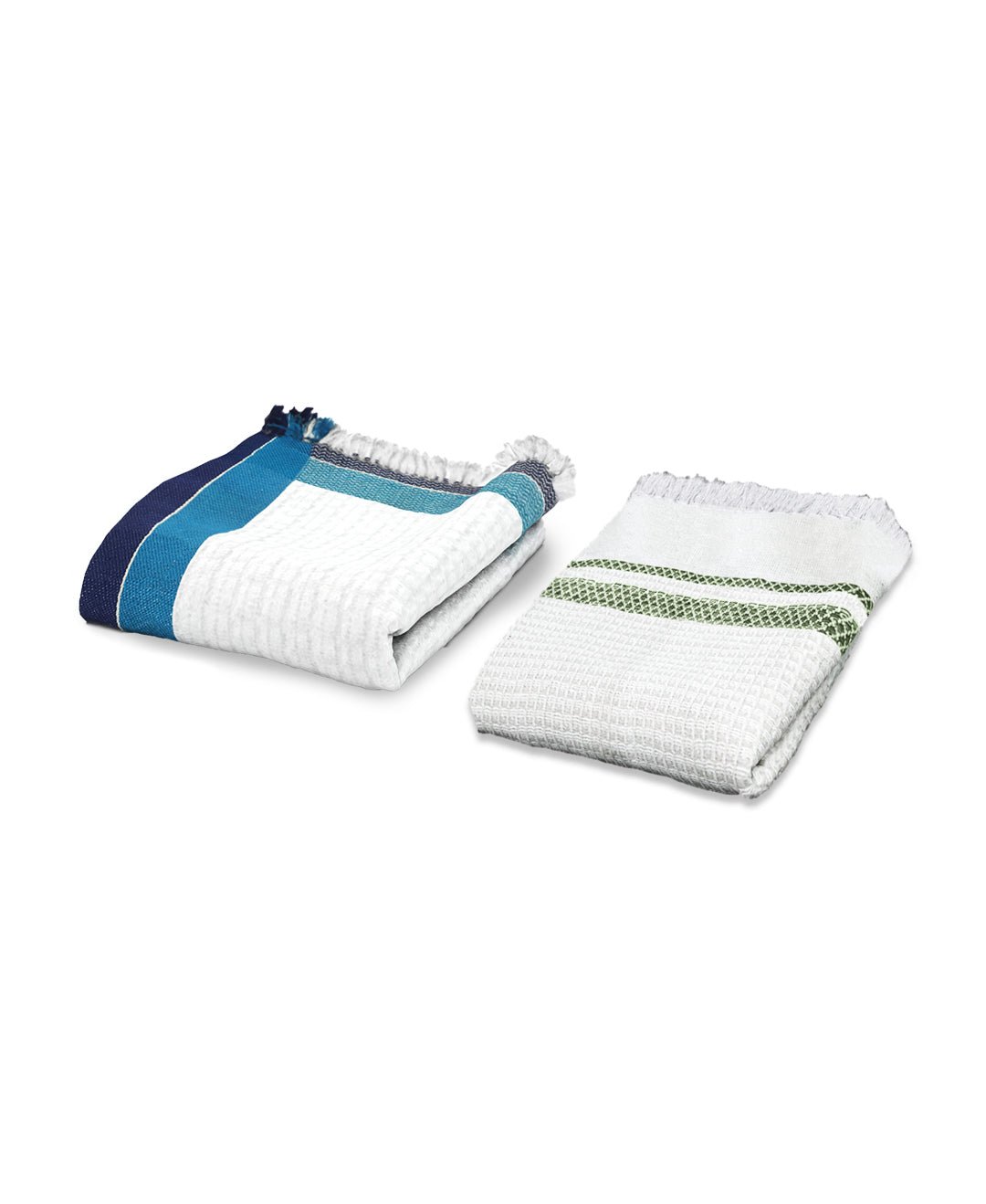 Light Weight White Premium Cotton Bath Towel (Pack of 2) by Athom Living - Athom Living