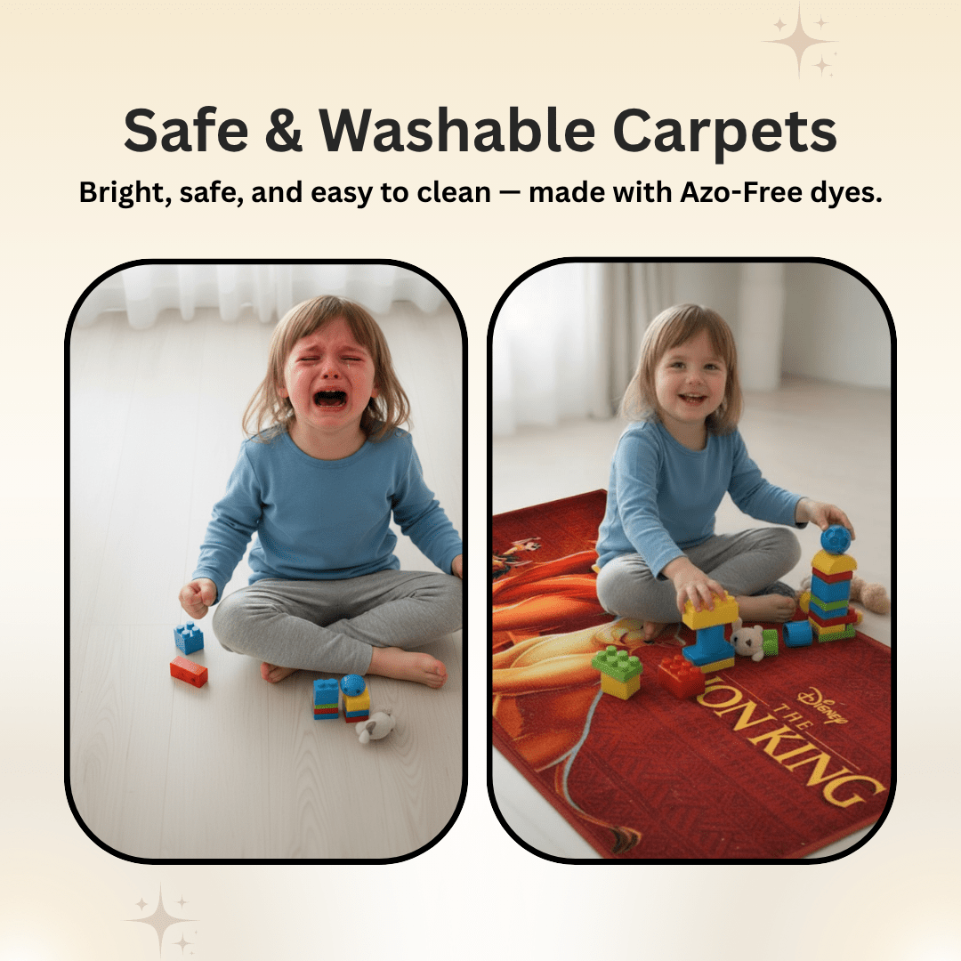 Lion KingThemed Kids Runner Carpet(60x140 cm) by Athom Living - Athom Living