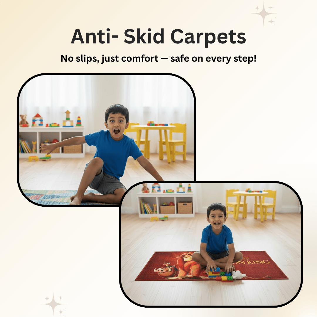 Lion KingThemed Kids Runner Carpet(60x140 cm) by Athom Living - Athom Living