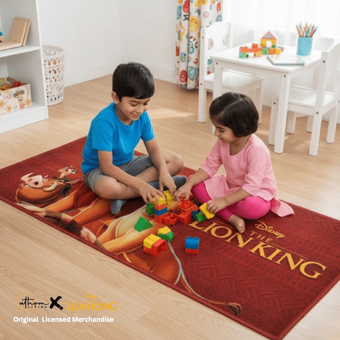 Lion KingThemed Kids Runner Carpet(60x140 cm) by Athom Living - Athom Living