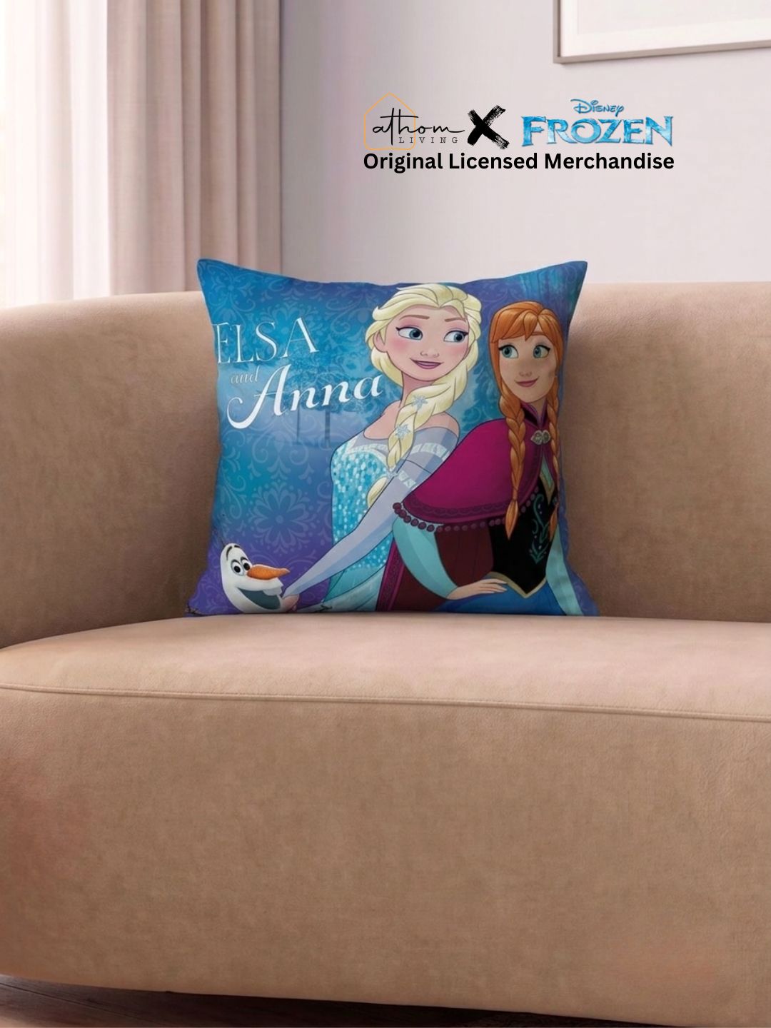 Fun printed cushion cover for kids