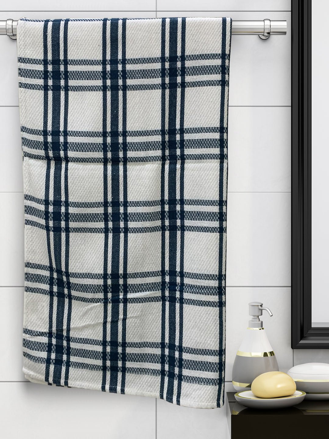 Luxar White Premium Cotton Bath Towel (Pack of 6) by Athom Living - Athom Living