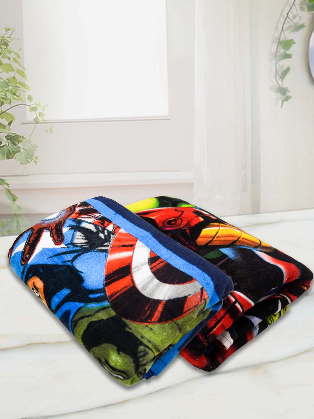 Marvel "Avenger Assembles" Kids Bath Towel Combo - Pack of 2 by Athom Living - Athom Living