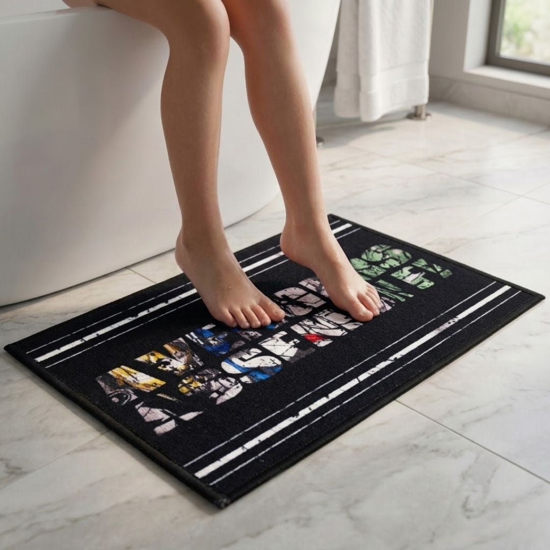 Marvel "Avengers Assembled" Anti - Slip Kids Bathmat by Athom Living - Athom Living