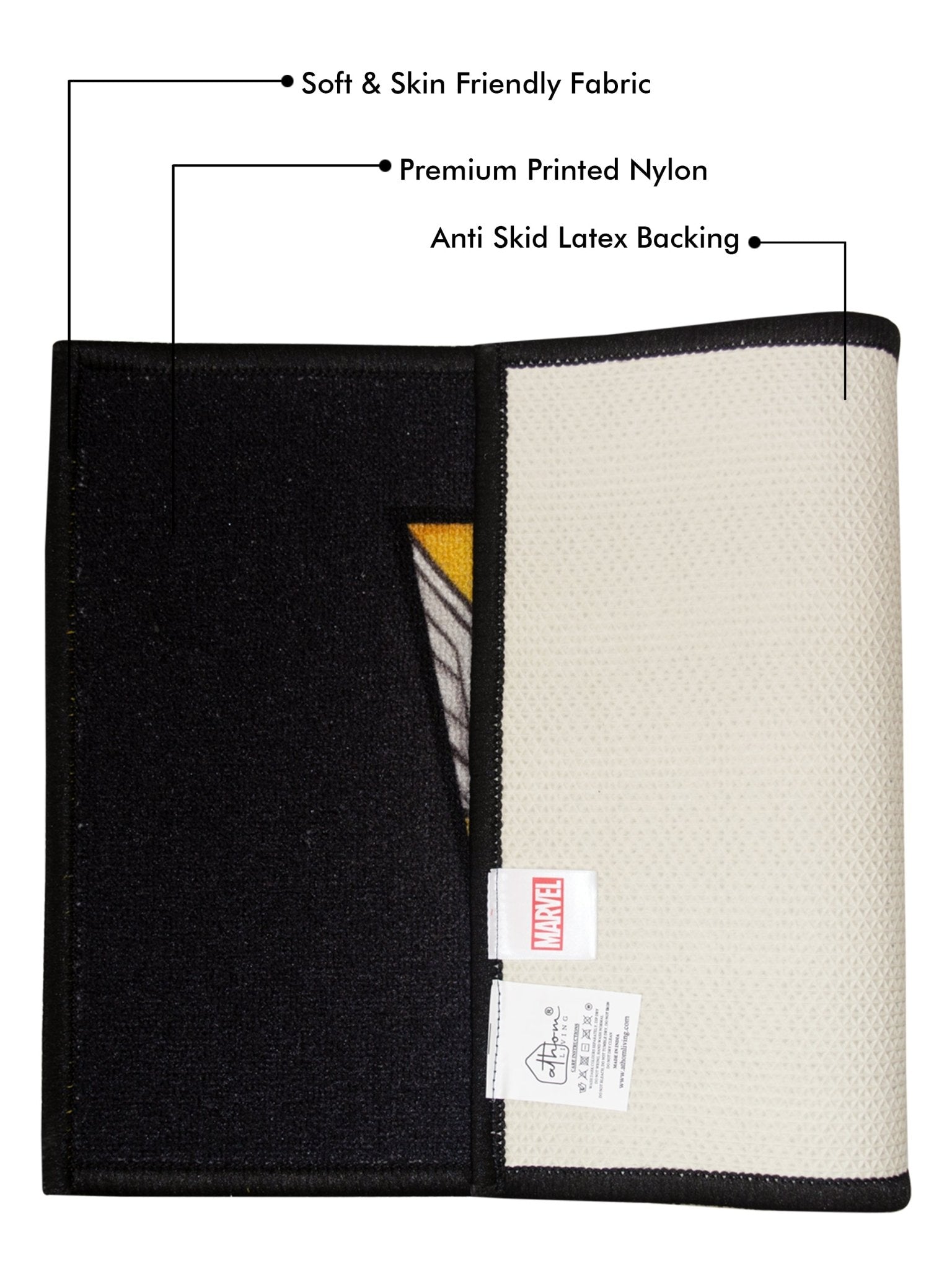 Marvel Avengers & Beyond Earth's Mightiest Kids Bathmat Combo - Pack of 2 by Athom Living - Athom Living