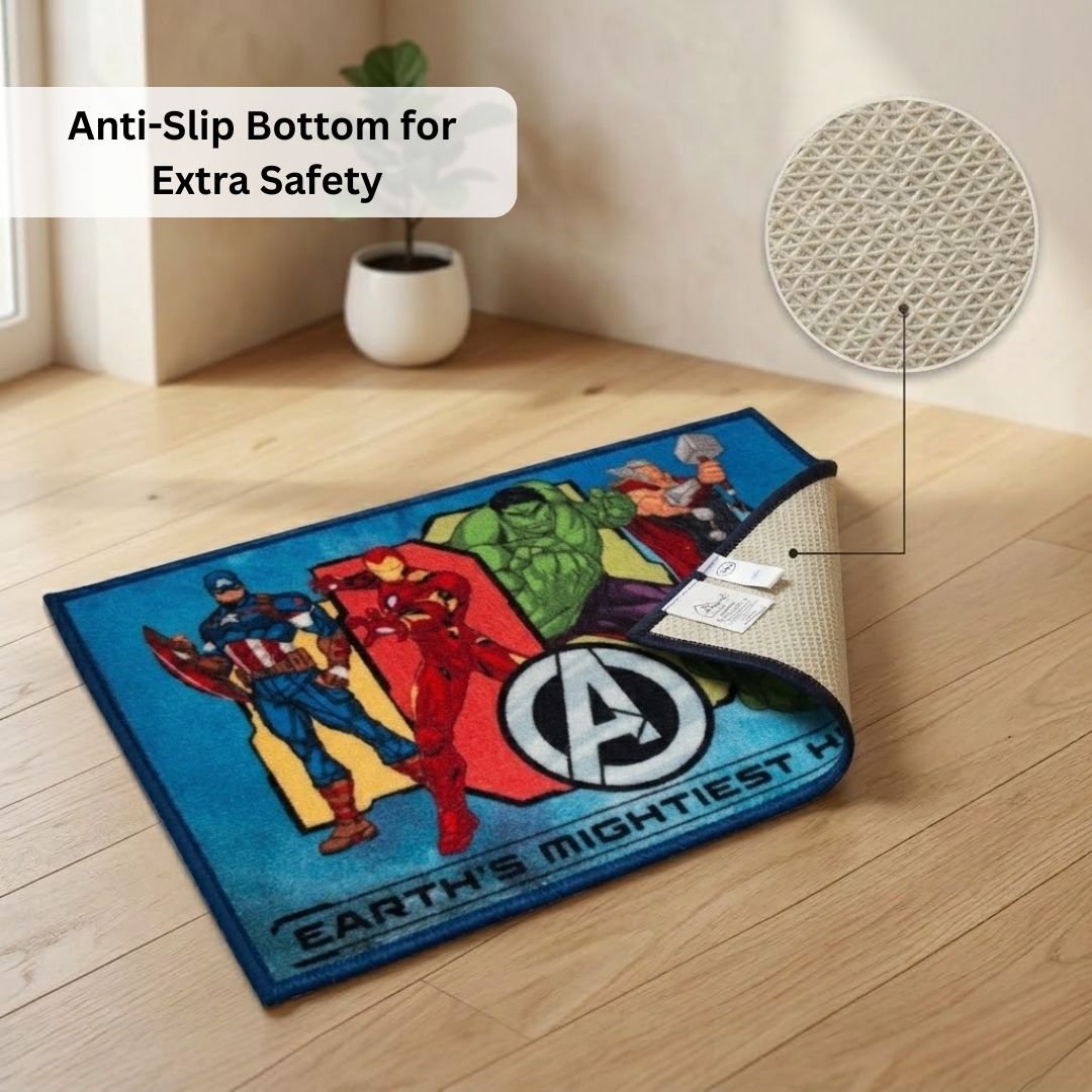 Marvel Avengers Character Kids Bathmat Combo - Pack of 2 by Athom Living - Athom Living