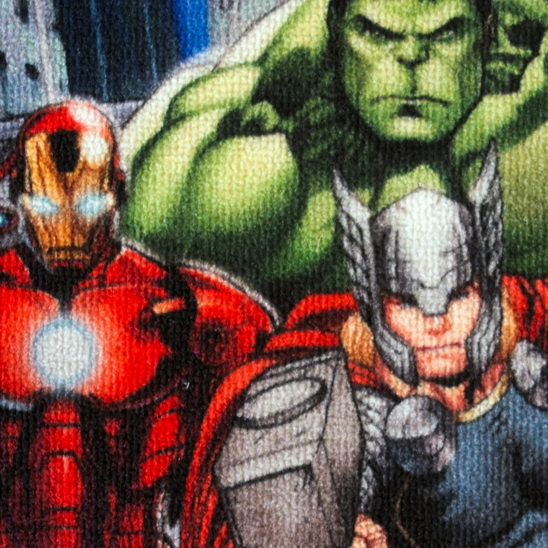 Marvel Avengers "Earth’s Mightiest Heroes" Anti - Skid Kids Doormat by Athom Living - Athom Living