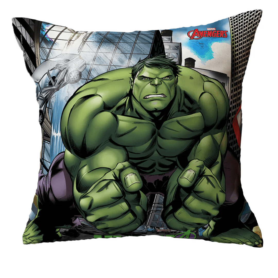 Marvel Avengers Hulk Cushion Cover 16x16 /40x40cm - Athom Living