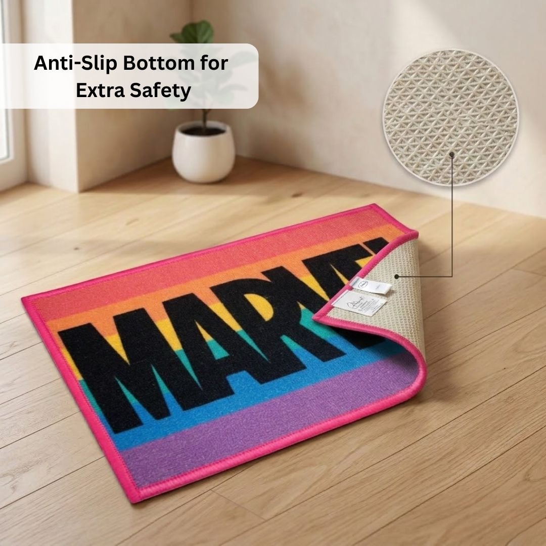 Marvel & Avengers Kids Bathmat Combo - Pack of 2 by Athom Living - Athom Living