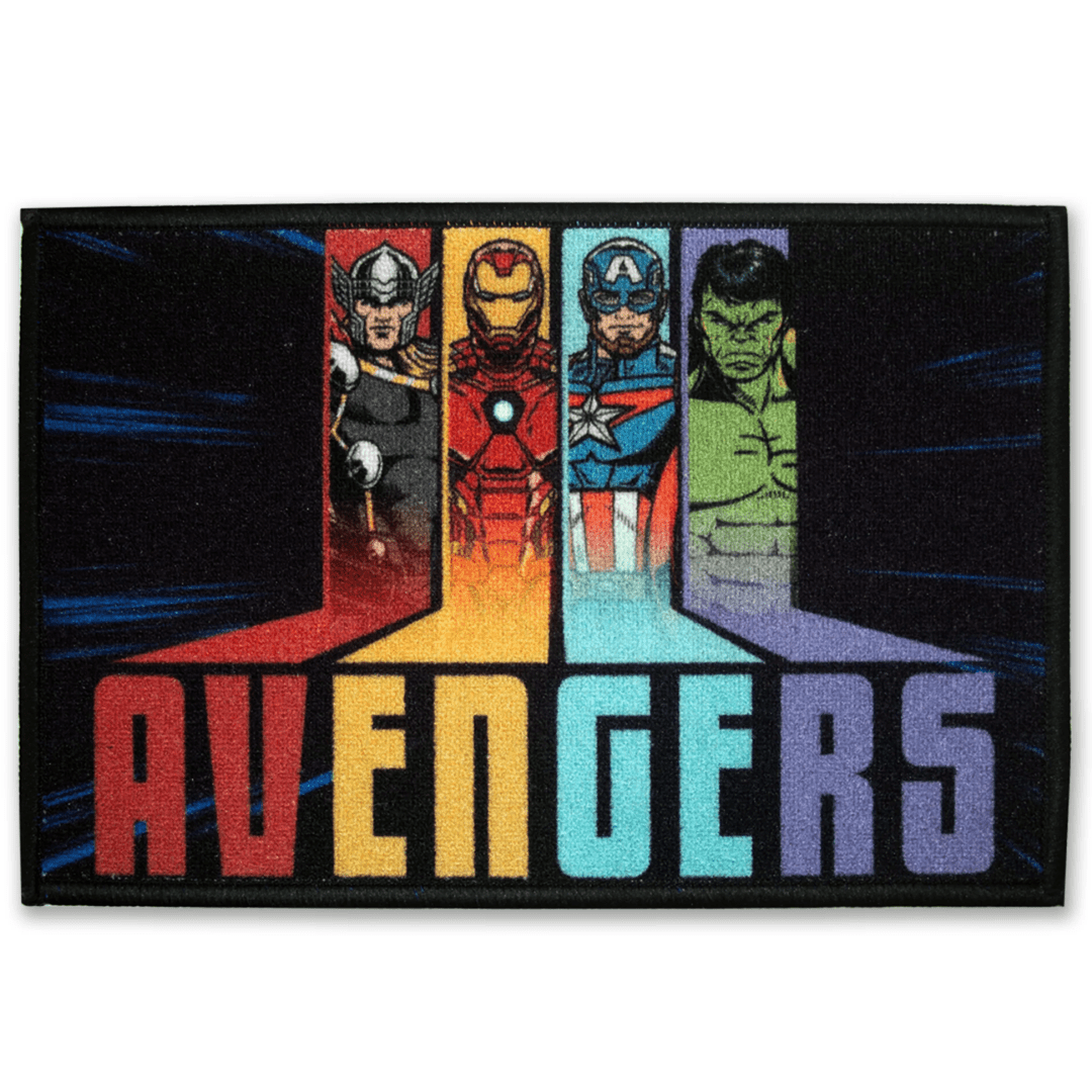 Marvel Avengers "Power in Every Hero" Anti - Slip Kids Bathmat by Athom Living - Athom Living
