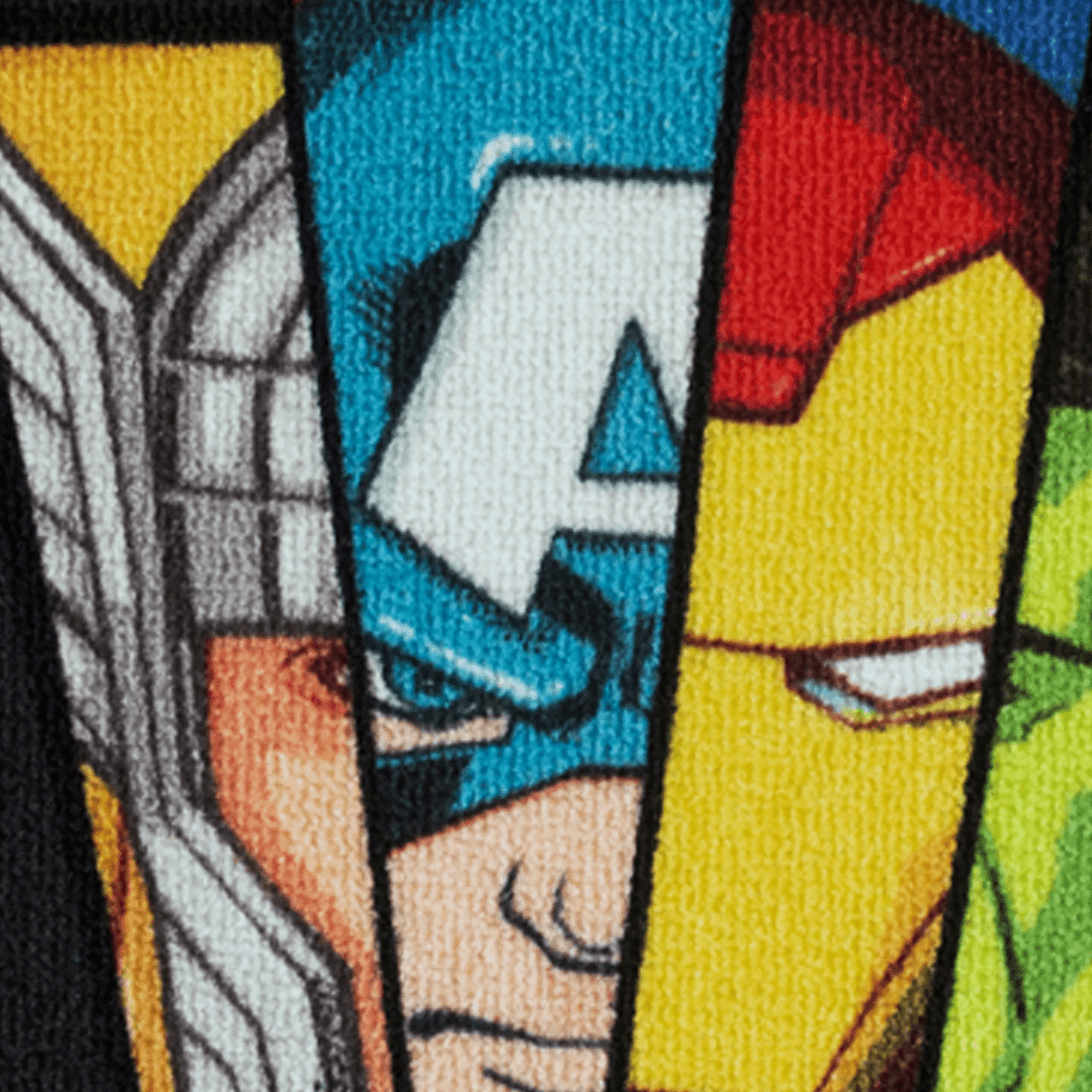 Marvel Avengers "Stronger Together. Always." Anti - Slip Kids Bathmat by Athom Living - Athom Living