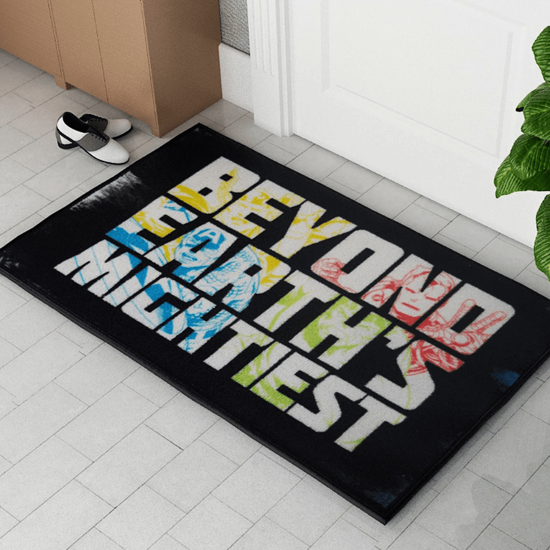 Marvel "Beyond Earth's Mightiest" Anti - Slip Kids Bathmat by Athom Living - Athom Living