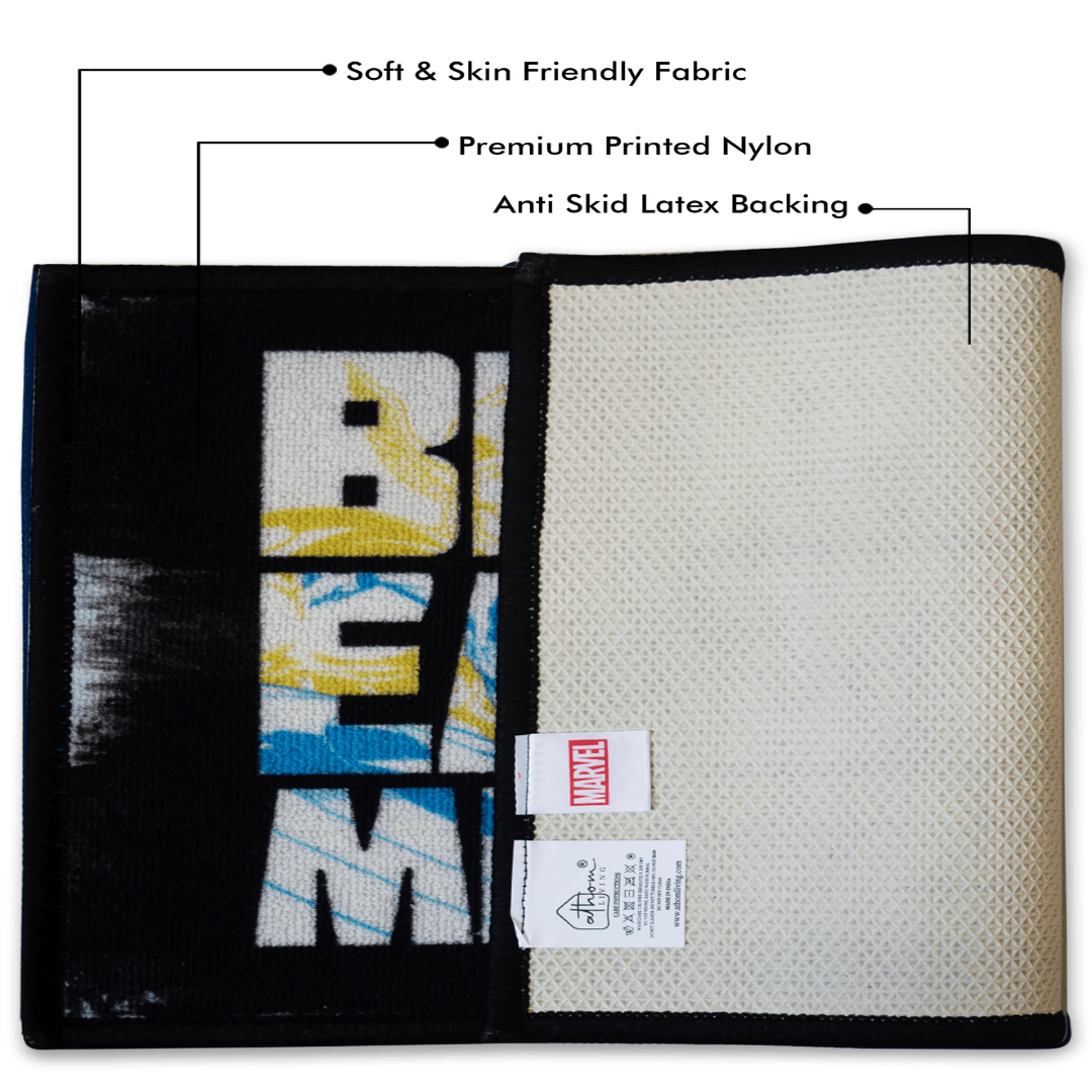 Marvel "Beyond Earth's Mightiest" Anti - Slip Kids Bathmat by Athom Living - Athom Living