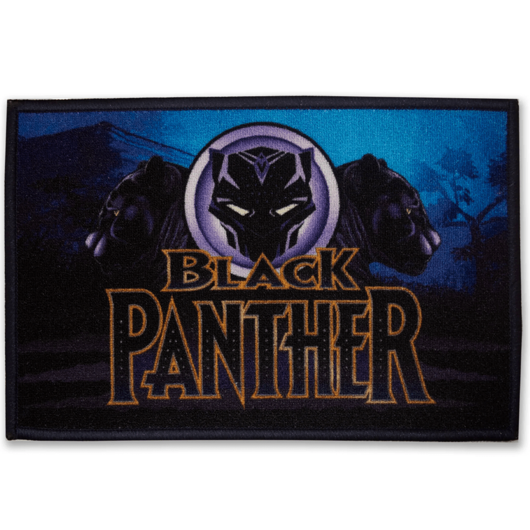Marvel Black Panther "Strength. Honor. Courage." Anti - Skid Kids Doormat by Athom Living - Athom Living